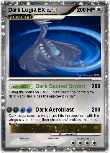 Pokemon Dark Lugia EX