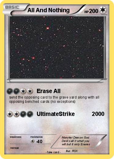 Pokemon All And Nothing