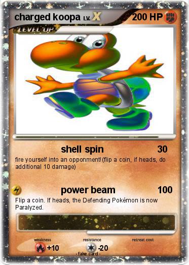 Pokemon charged koopa