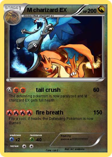 Pokemon M charizard EX