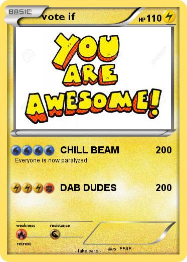 Pokemon vote if