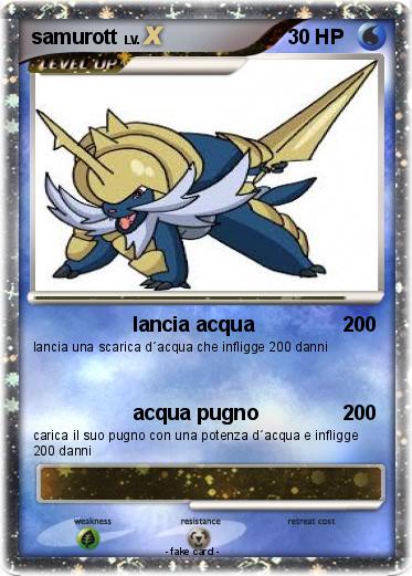 Pokemon samurott
