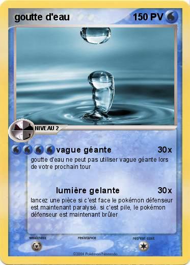 Pokemon goutte d'eau