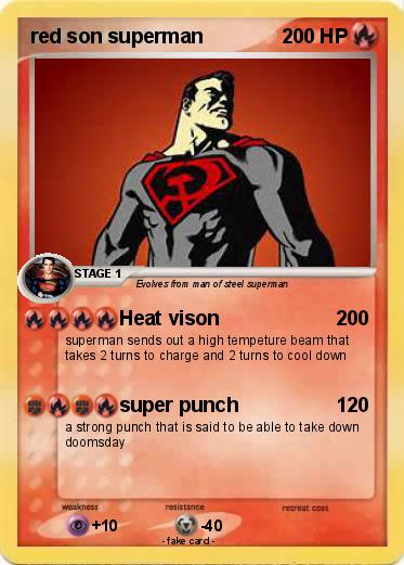 Pokemon red son superman