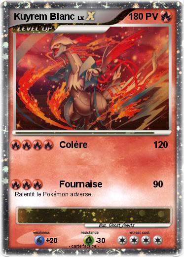 Pokemon Kuyrem Blanc