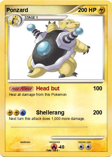 Pokemon Ponzard