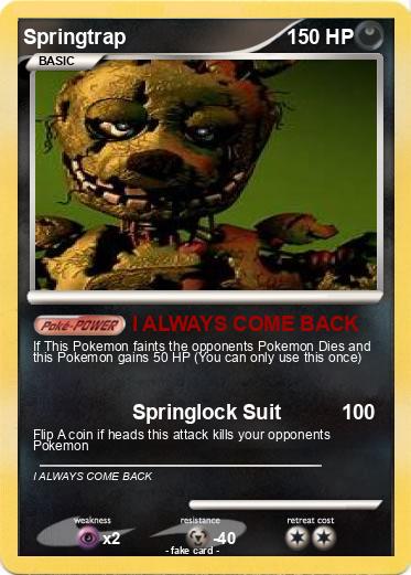 Pokemon Springtrap