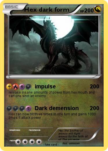 Pokemon Hex dark form