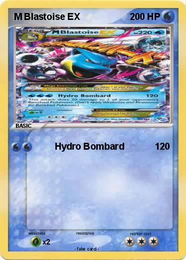Pokemon M Blastoise EX