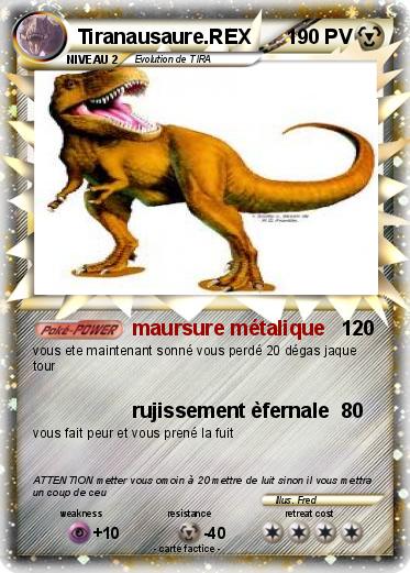 Pokemon Tiranausaure.REX