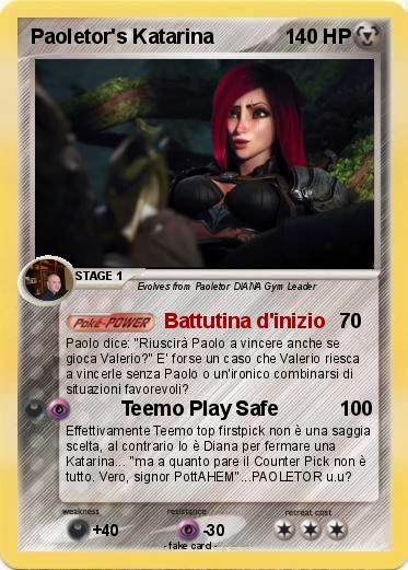 Pokemon Paoletor's Katarina