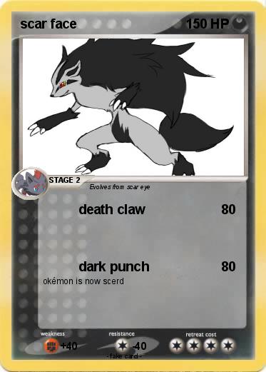 Pokemon scar face