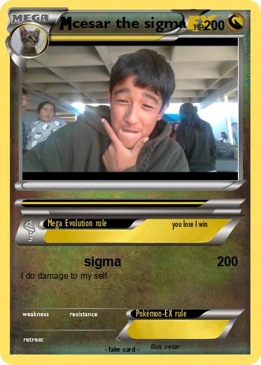 Pokemon cesar the sigma