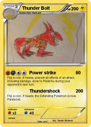 Pokemon Thunder Bolt