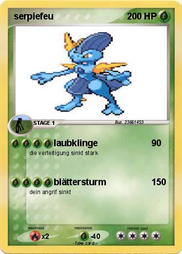 Pokemon serpiefeu