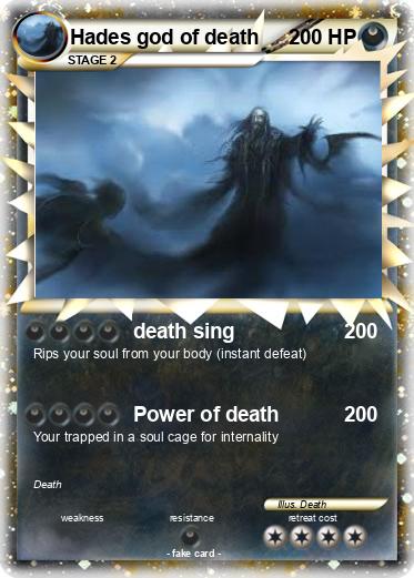 Pokemon Hades god of death