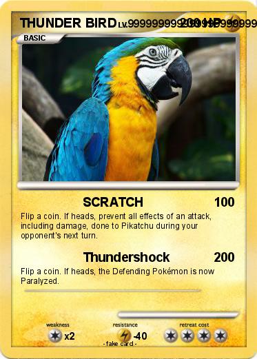 Pokemon THUNDER BIRD