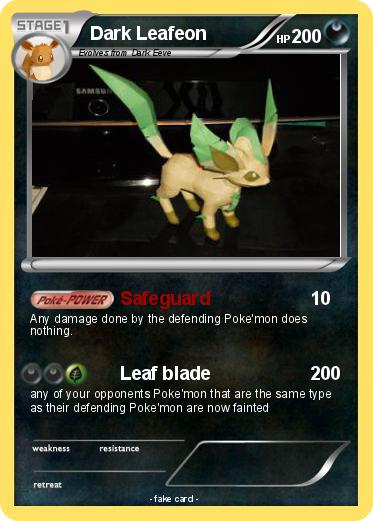 Pokemon Dark Leafeon