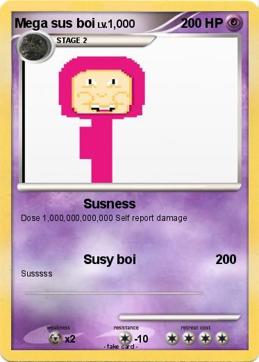 Pokemon Mega sus boi