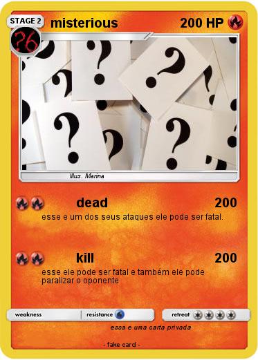 Pokemon misterious