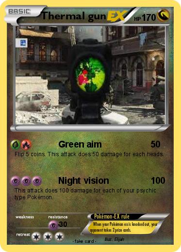 Pokemon Thermal gun