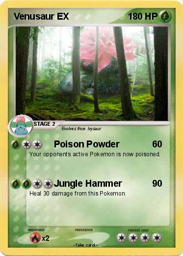 Pokemon Venusaur EX