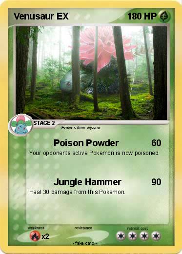 Pokemon Venusaur EX
