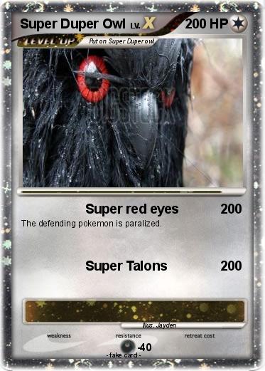 Pokemon Super Duper Owl