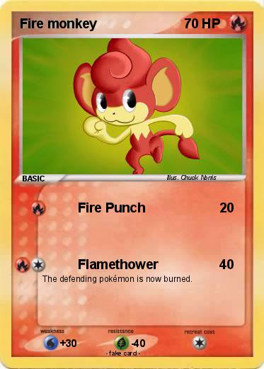 Pokemon Fire monkey