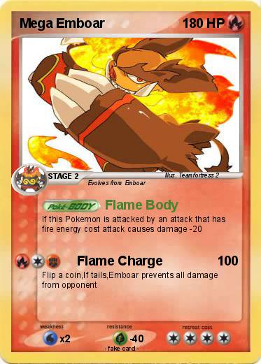 Pokemon Mega Emboar