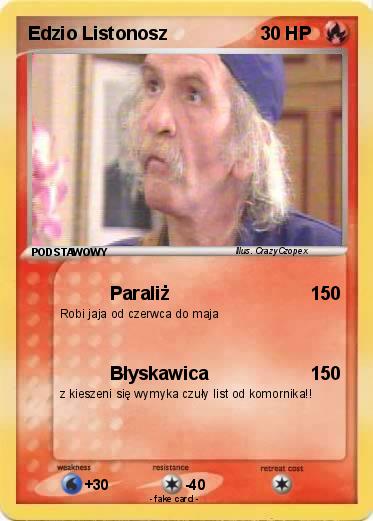Pokemon Edzio Listonosz