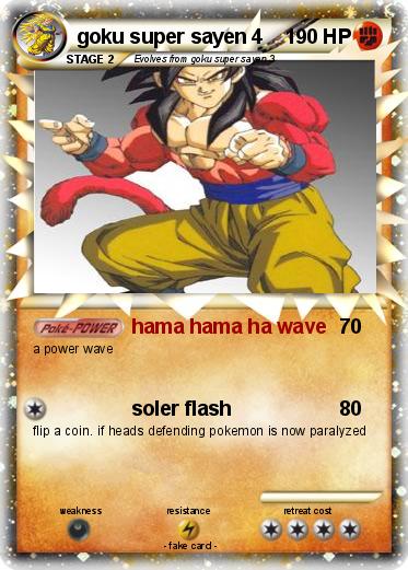 Pokemon goku super sayen 4