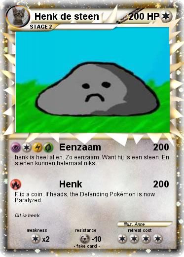 Pokemon Henk de steen