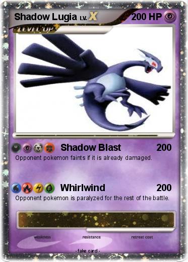 Pokemon Shadow Lugia