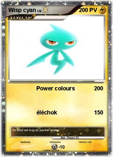 Pokemon Wisp cyan