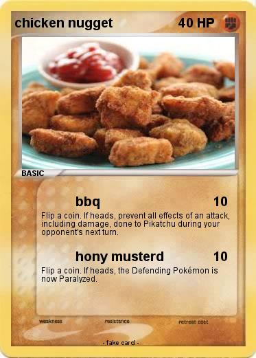 Pokemon chicken nugget