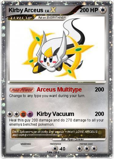 Pokemon Kirby Arceus