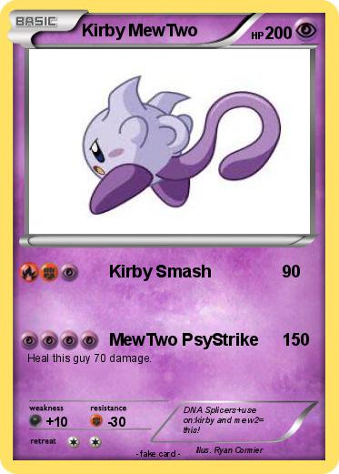 Pokemon Kirby MewTwo