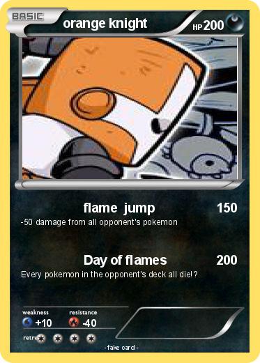 Pokemon orange knight