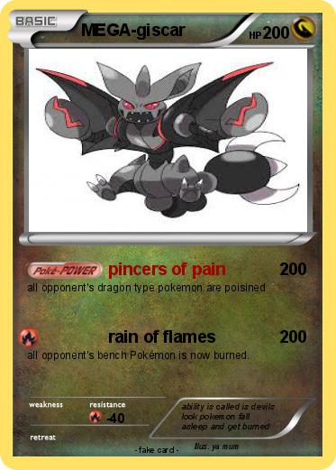 Pokemon MEGA-giscar
