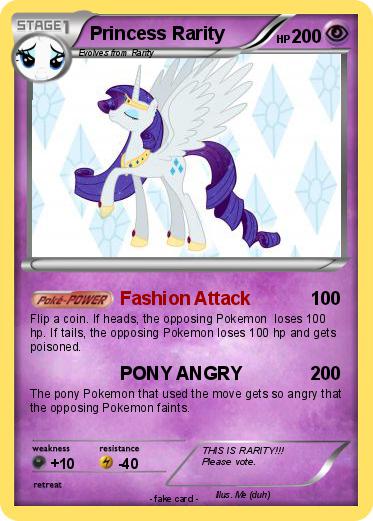 Pokemon Princess Rarity