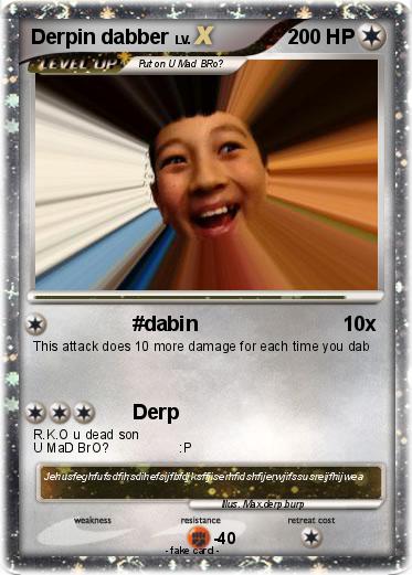 Pokemon Derpin dabber