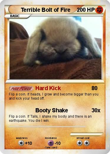 Pokemon Terrible Bolt of Fire