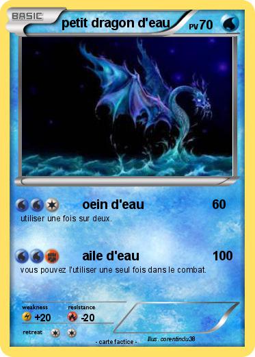 Pokemon petit dragon d'eau