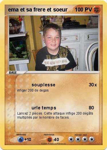 Pokemon ema et sa frere et soeur