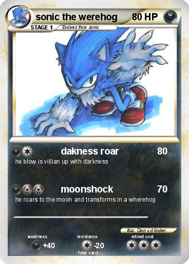 Pokemon sonic the werehog