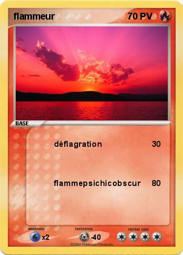 Pokemon flammeur