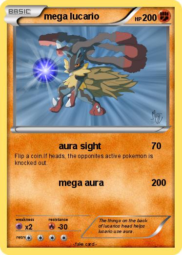 Pokemon mega lucario