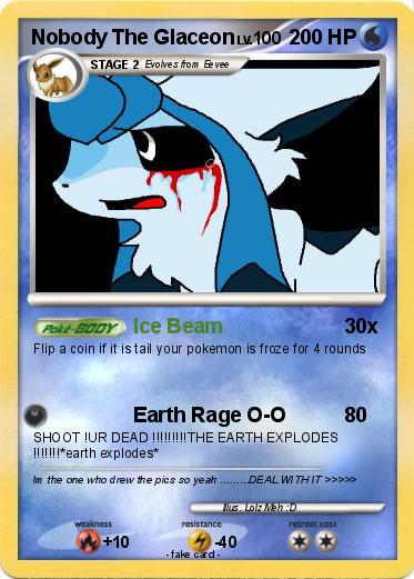 Pokemon Nobody The Glaceon