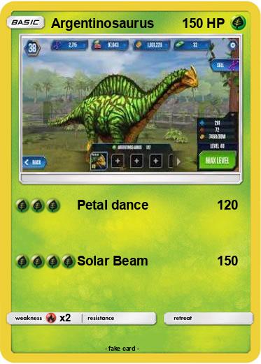 Pokemon Argentinosaurus